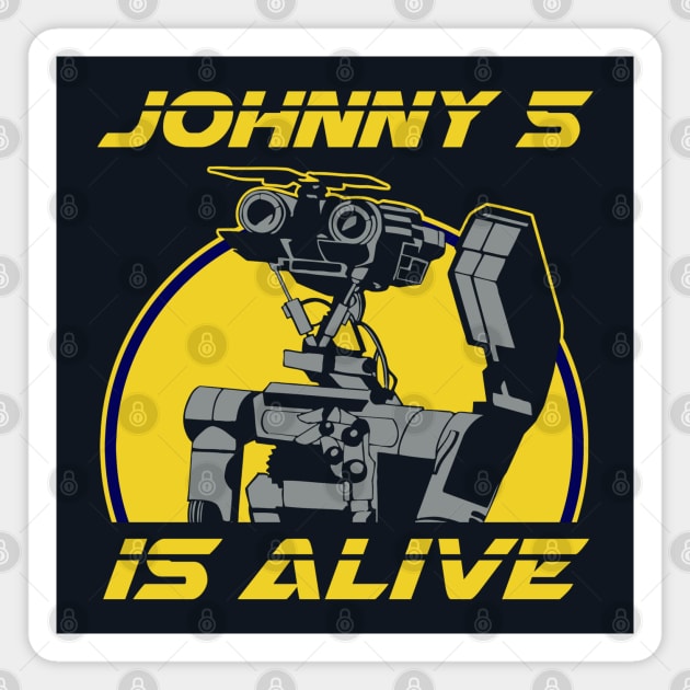 Johnny 5 is alive Magnet by buby87